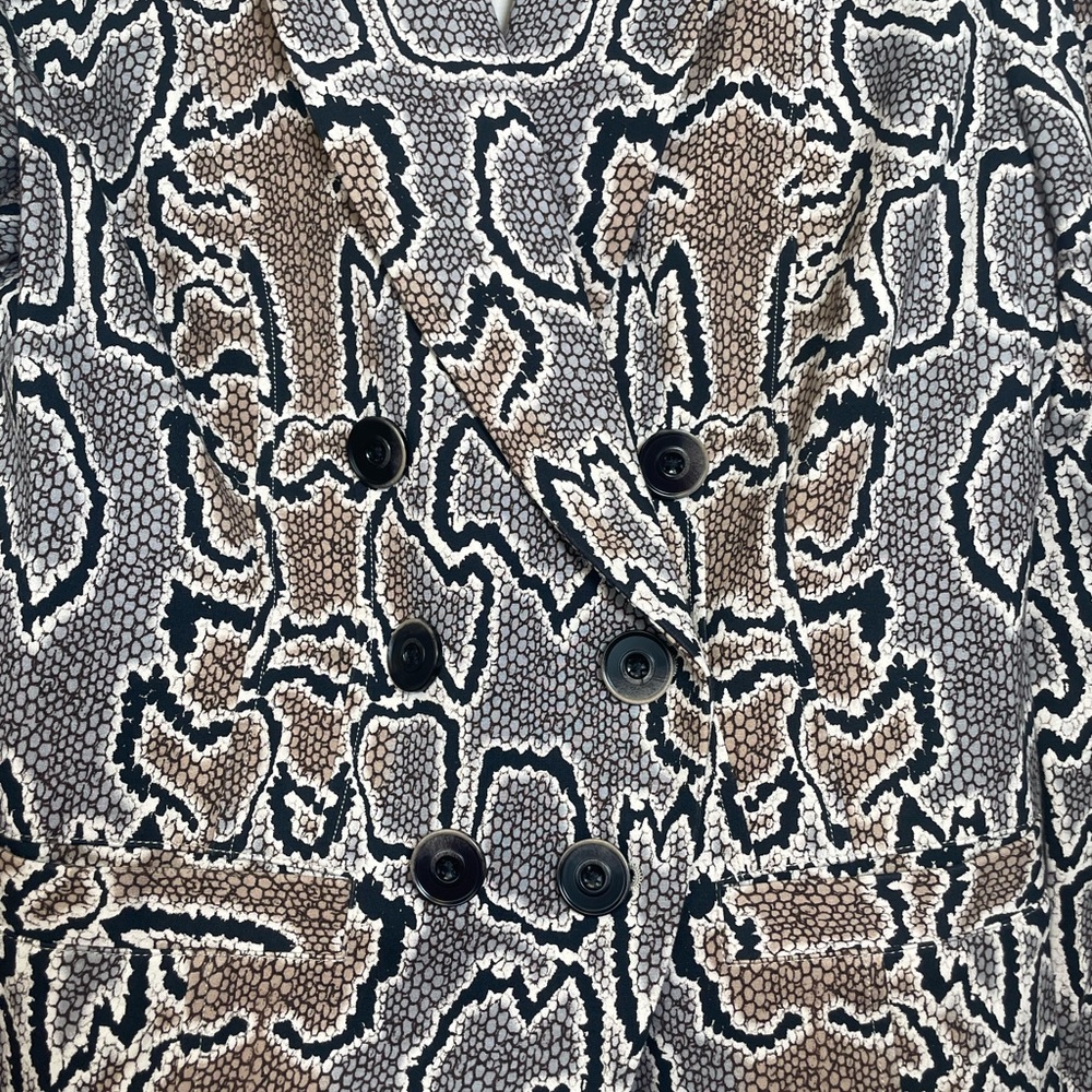 Cabi Python Double Breasted Blazer (Style #3733). - image 7